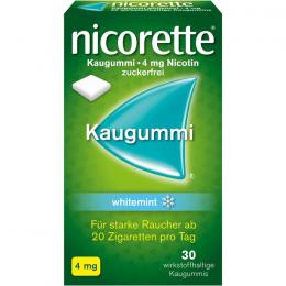 NICORETTE Kaugummi 4 mg whitemint 30 St.
