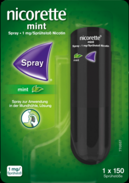 NICORETTE Mint Spray 1 mg/Sprühstoß 1 St