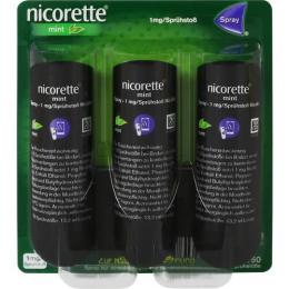 NICORETTE Mint Spray 1 mg/Sprühstoß 3 St.