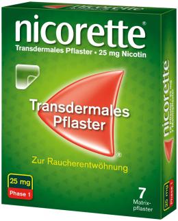nicorette TX Pflaster 25 mg 7 St Pflaster transdermal