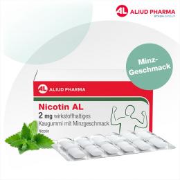 NICOTIN AL 2 mg wirkstoffh.Kaugummi mit Minzgeschm 96 St.