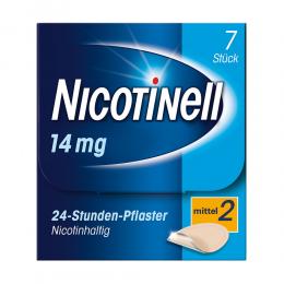 NICOTINELL 14 mg / 24-Stunden-Pflaster 7 St Pflaster transdermal