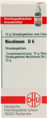 NICOTINUM D 6 Globuli 10 g