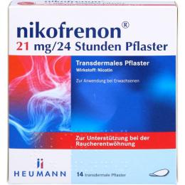 NIKOFRENON 21 mg/24 Stunden Pflaster transdermal 14 St.