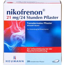 NIKOFRENON 21 mg/24 Stunden Pflaster transdermal 28 St.