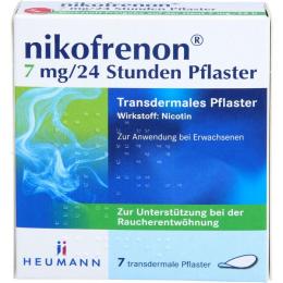 NIKOFRENON 7 mg/24 Stunden Pflaster transdermal 7 St.