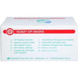 NOBA OP-Maske 3lagig m.elast.Schlaufen blau 50 St.