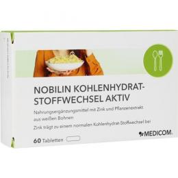 NOBILIN Kohlenhydrat-Stoffwechsel Aktiv Tabletten 60 St.