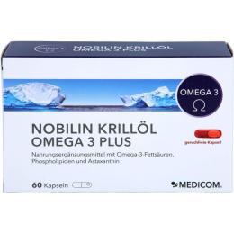 NOBILIN Krillöl Omega-3 Plus Kapseln 60 St.