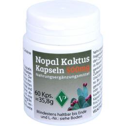 NOPAL Kaktus 500 mg Kapseln 60 St. (35 g)