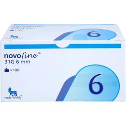 NOVOFINE Nadeln 31 G 6 mm 100 St.