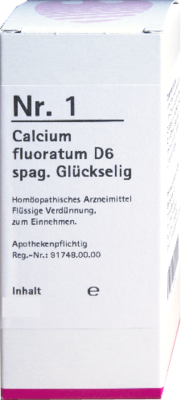 NR.1 Calcium fluoratum D 6 spag.Glckselig 50 ml