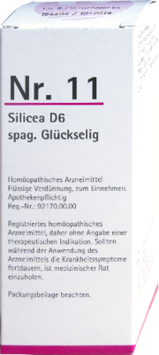 NR.11 Silicea D 6 spag.Glckselig 50 ml