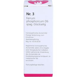 NR.3 Ferrum phosphoricum D 6 spag.Glückselig 50 ml