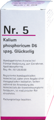 NR.5 Kalium phosphoricum D 6 spag.Glckselig 50 ml