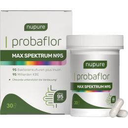 NUPURE probaflor Max Spektrum N95 magensaftr.Kaps. 30 St. (11,6 g)