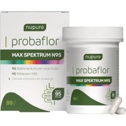 NUPURE probaflor Max Spektrum N95 magensaftr.Kaps. 80 St. (31 g)