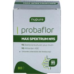 NUPURE probaflor Max Spektrum N95 magensaftr.Kaps. 80 St.