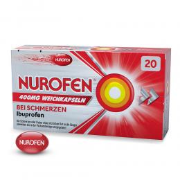 Ein aktuelles Angebot für NUROFEN 400 mg Weichkapseln 20 St Weichkapseln Muskel- & Gelenkschmerzen - jetzt kaufen, Marke Reckitt Benckiser Deutschland GmbH.