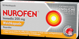 NUROFEN Immedia 200 mg Weichkapseln 10 St