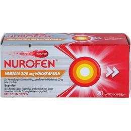 NUROFEN Immedia 200 mg Weichkapseln 20 St.