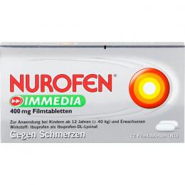 NUROFEN Immedia 400 mg Filmtabletten 12 St.