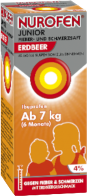 NUROFEN Junior Fieber-u.Schmerzsaft Erdbe.40 mg/ml 100 ml