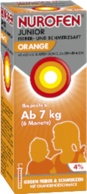 NUROFEN Junior Fieber-u.Schmerzsaft Oran.40 mg/ml 100 ml