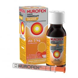 NUROFEN Junior Fiebersaft Orange 20 mg/ml 100 ml Suspension zum Einnehmen