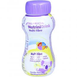 NUTRINIDRINK MultiFibre Vanillegeschmack 200 ml Flüssigkeit