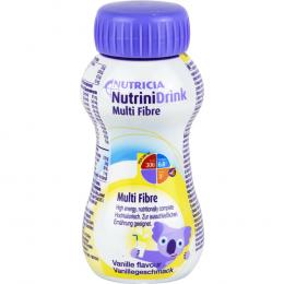 NUTRINIDRINK MultiFibre Vanillegeschmack 32 X 200 ml Flüssigkeit