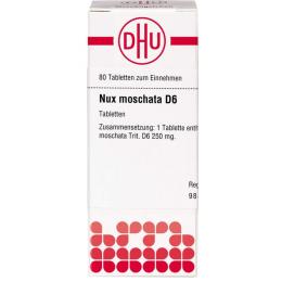 NUX MOSCHATA D 6 Tabletten 80 St.