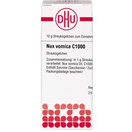 NUX VOMICA C 1000 Globuli 10 g