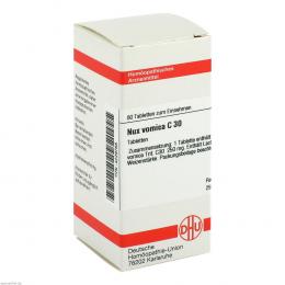 NUX VOMICA C 30 Tabletten 80 St Tabletten