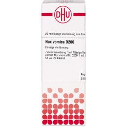 NUX VOMICA D 200 Dilution 20 ml
