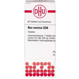 NUX VOMICA D 30 Tabletten 80 St.