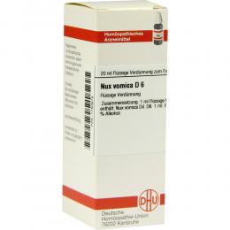 Ein aktuelles Angebot für NUX VOMICA D 6 Dilution 20 ml Dilution Naturheilmittel - jetzt kaufen, Marke DHU-Arzneimittel GmbH & Co. KG.