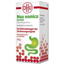 Nux vomica D6 DHU bei Erkrankungen der Verdauungsorgane 10 g Globuli