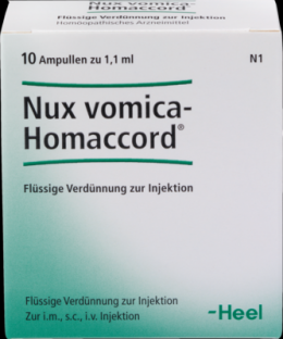 NUX VOMICA HOMACCORD Ampullen 10 St