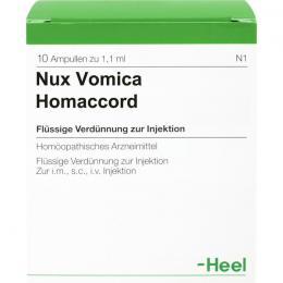 NUX VOMICA HOMACCORD Ampullen 10 St.