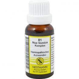 NUX VOMICA KOMPLEX Nr.81 Dilution 20 ml