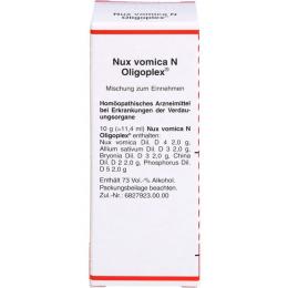 NUX VOMICA N Oligoplex Liquidum 50 ml