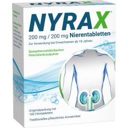 NYRAX 200 mg/200 mg Nierentabletten 100 St Filmtabletten