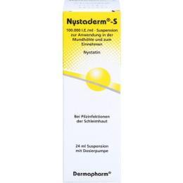 NYSTADERM S Suspension Dosierpumpe 24 ml