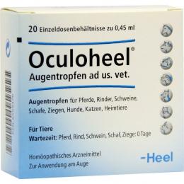 Ein aktuelles Angebot für OCULOHEEL Augentropfen Einzeldosispip.ad us.vet. 20 St Einzeldosispipetten Nahrungsergänzung für Tiere - jetzt kaufen, Marke Biologische Heilmittel Heel GmbH.