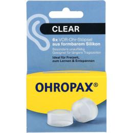 OHROPAX Clear Silikon Vor-Ohr Stöpsel 6 St.