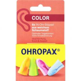 OHROPAX color Schaumstoff In-Ohr Stöpsel 8 St.