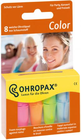 OHROPAX color Schaumstoff-Stöpsel 8 St ohne