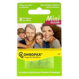 OHROPAX mini Silicon Ohrstöpsel 8 St ohne