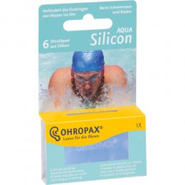 OHROPAX Silicon Aqua 6 St ohne